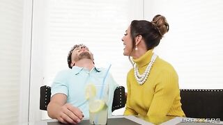 Suburban wife with a taste of class gets her cock obsession fulfilled
