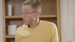 Two mature women are eager to get fucked by a young guy
