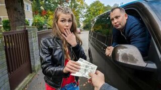 A guy whose girl is a whore, fucks her for money