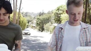 A hot MILF is found by Lil Humper Gang to fuck her