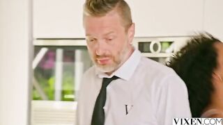 The guy gently fucked Latina by the pool on the city streets