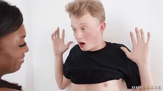 The prankster got a sandwich of cunts right on the bed