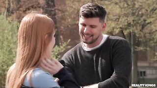 Two redheads have an intense and passionate interboob encounter