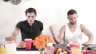 My swap family just came back from barbeque and things got really hot