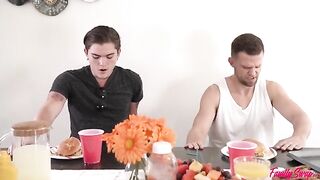 My swap family just came back from barbeque and things got really hot