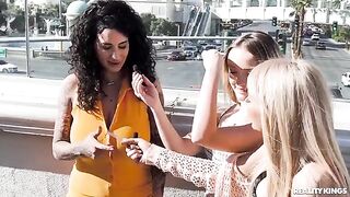 Hot chicks are stripping on the strip, watch them