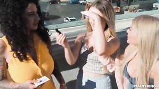 Hot chicks are stripping on the strip, watch them