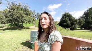 The girl was too generous with her holes, she got a reward