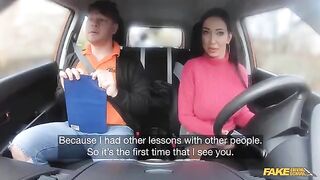 He gave me the driving license, and I gave him something in return