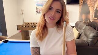 She played pool and lost, then got fucked