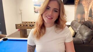 She played pool and lost, then got fucked