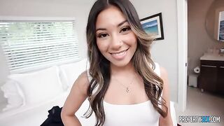 A girl is going to make her boss a stunning blowjob
