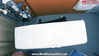 The man who gives massages gets horny sometimes, especially when the client is hot