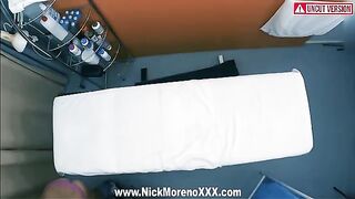 The man who gives massages gets horny sometimes, especially when the client is hot