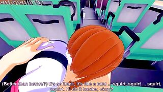 Deku fucks Ochaco Uraraka in an intense scene