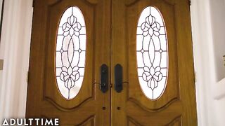 A wife catches her husband jerking off in a compromising situation