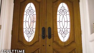 A wife catches her husband jerking off in a compromising situation