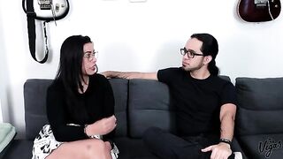 Kylei shoots her first porn with William Vega and Selena Vega for VegasOfCrowley