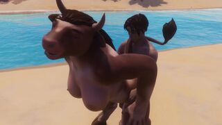 Furry girl from Wild Life series enjoys riding cock