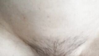 Skinny MILF with hairy pussy rides cock till a cumshot