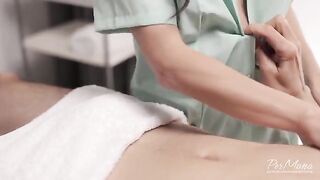 Erotic massage with a happy end, oiled and sensual