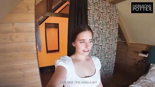 A young German couple is on vacation in Sardinia and fucks on the beach
