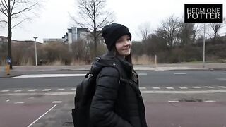 I picked up a cute chick on the street, and we went to my place