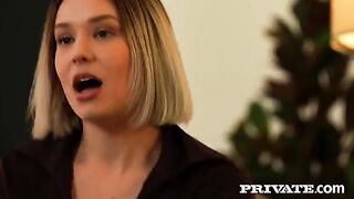 Double pleasure for the cute girl in HD