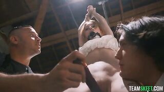 The girl seems to enjoy these encounters very much