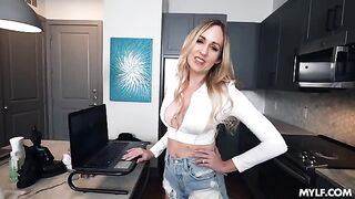 The blonde stepmom switched her role in the family