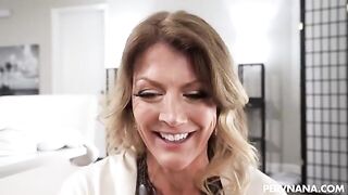 The hot MILF climbed on my dick and rode it