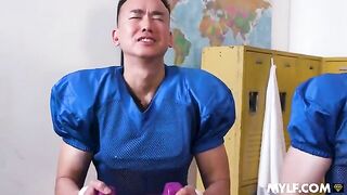 A nymphomaniac could not do otherwise, especially in steamy threesome scenes