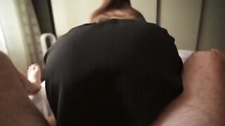She caught me jerking off with her panties and offered me sex, a steamy step-fantasy scenario