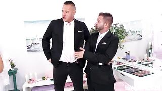 A man fucked in a special way his stepdaughters
