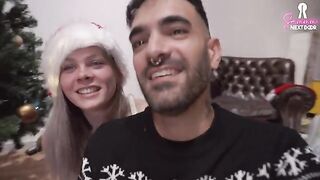 The best way to celebrate Christmas with a hot teen