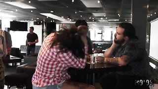 Not in public, but it was a wild party