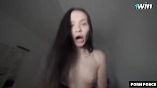 She experienced an intense orgasm, her body shaking uncontrollably, in a steamy scene