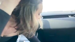 A hot woman got fucked hard in her wet pussy in the Range Rover