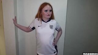 English fan gets fucked in the ass for losing a bet