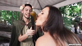 A nice picnic in nature ended with a blowjob, just great!