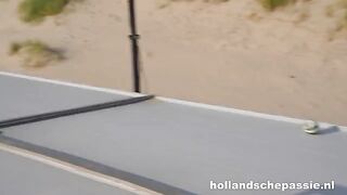 A hot girl is fucking in the field with a guy