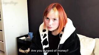 The girl plays an innocent, but she loves getting fucked hard