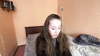 A guy filmed his huge cock with a red-haired beauty for the first time