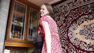 A hot blondie is always horny and in search of sex in the village
