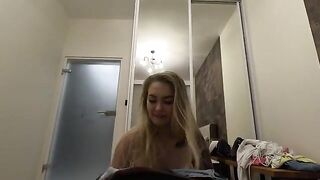 A girl invites you in, saying her parents are not at home