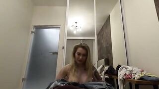 A girl invites you in, saying her parents are not at home