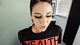 The goth girl realized the strength of cock in a steamy encounter