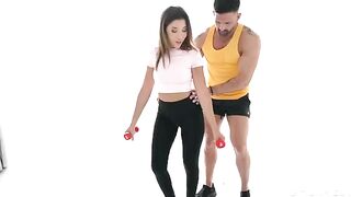 Hot anal sex with a trainer is a new trend in yoga classes