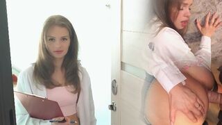 Sexual woman gets her wet fantasies fulfilled while fucking a stranger