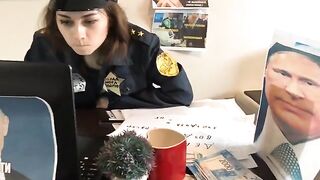 The couple fucked on the table because of the taxes